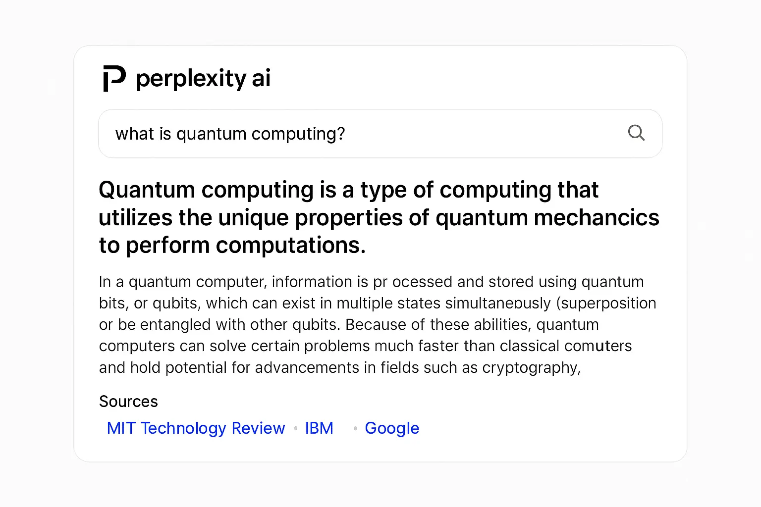 Perplexity AI