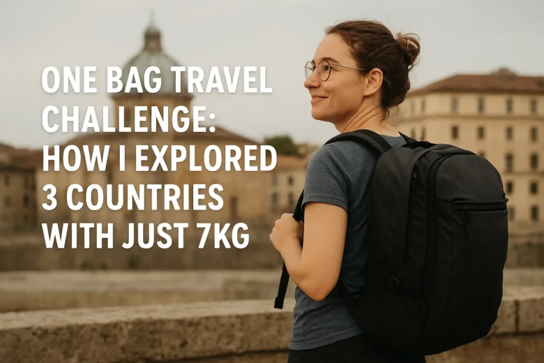Explored 3 Countries With Just 7kg