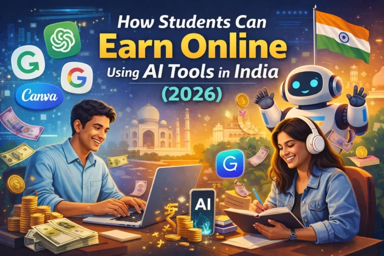students can earn online using AI