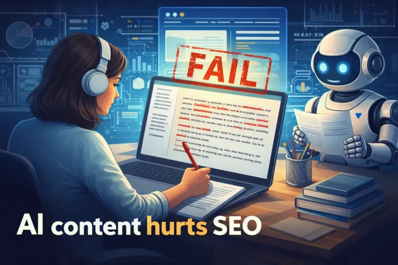 AI content hurts SEO